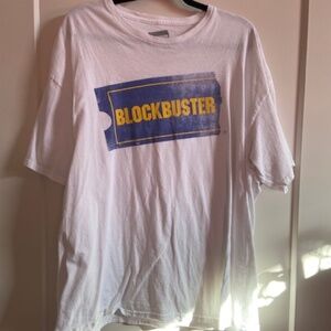Vintage Blockbuster T shirt tee Men's size XXL old school logo retro tshirt